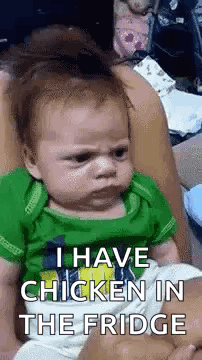 Baby With I Don't Want To Written On Face