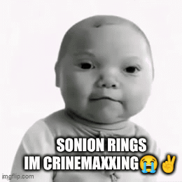 Baby with Sonion Rings Caption