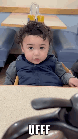 Baby With Word Ufff