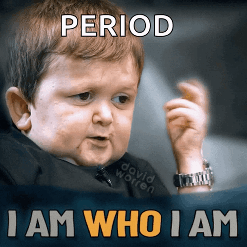 Baby With Words I Am Who I Am GIF