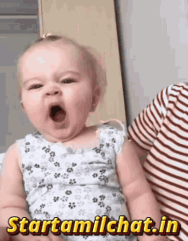 Baby Yawning With Starttamilchat.in