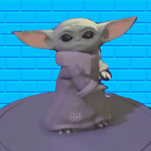Baby Yoda Figurine Dancing
