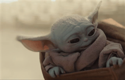 Baby Yoda in a Box
