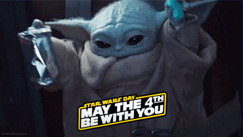 Baby Yoda May The 4Th Be With You GIF