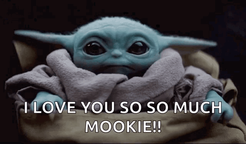 Baby Yoda Saying I Love You
