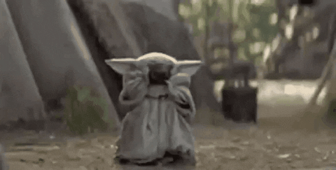 Baby Yoda Sipping Soup GIF