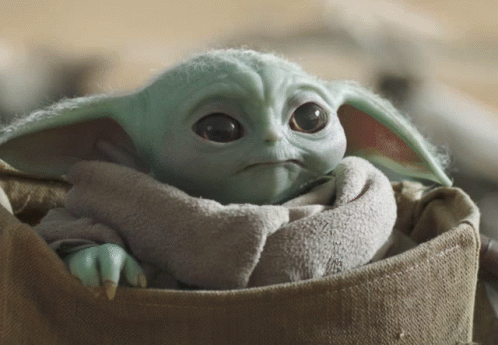 Baby Yoda with Scarf