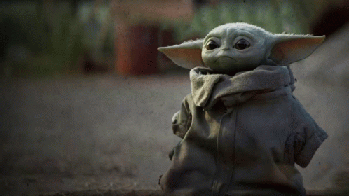Baby Yoda with Scarf