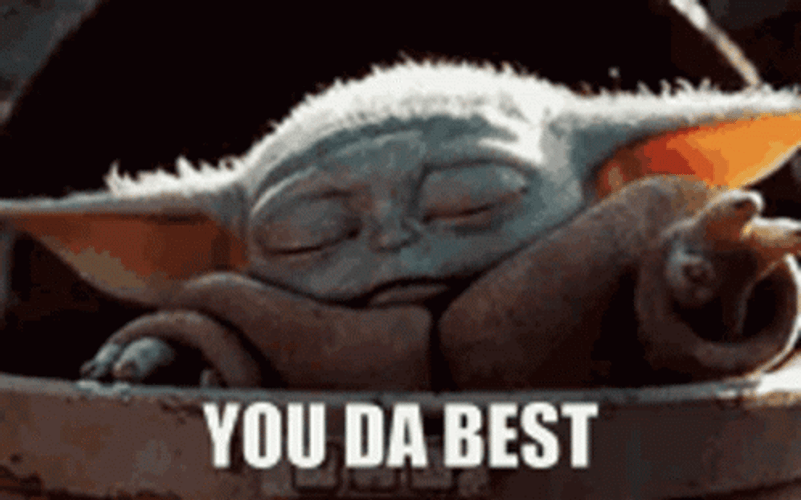 Baby Yoda You The Best Pose While Pointing GIF