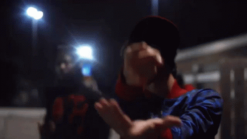 Babytron Smoking Peace Sign GIF