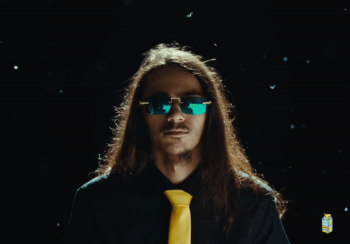 Babytron Yellow Tie GIF