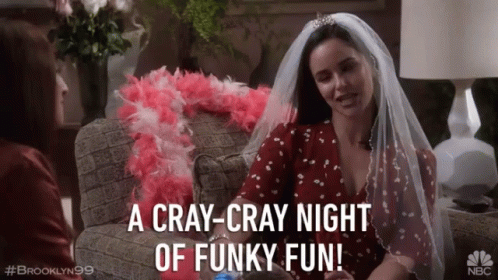 Bachelorette Party For Amy Santiago GIF