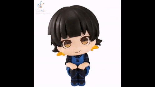 Bachira Chibi Spinning GIF
