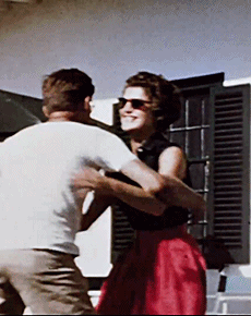 Back And To The Left Jfk Hugging Jackie GIF