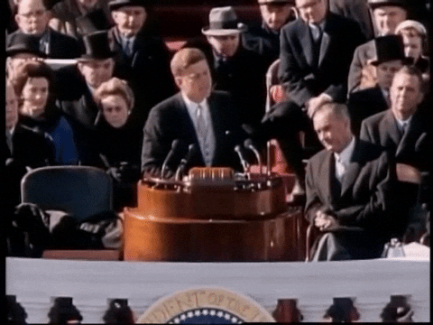 Back And To The Left Jfk Intense Speech GIF