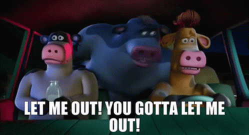Back At The Barnyard Get Me Outta Here GIF