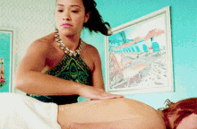 Back Massage Jane The Virgin Spa GIF