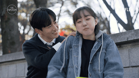 Back Massage Sweet Couple Tickle Korean Drama GIF