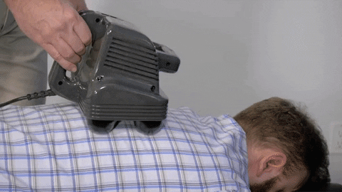 Back Massage Thumper Max Pro Professional Massager GIF