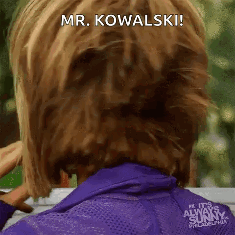 Back of Person's Head With Mr. Kowalski