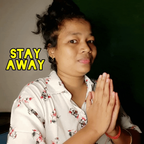 Back Off Stay Away GIF