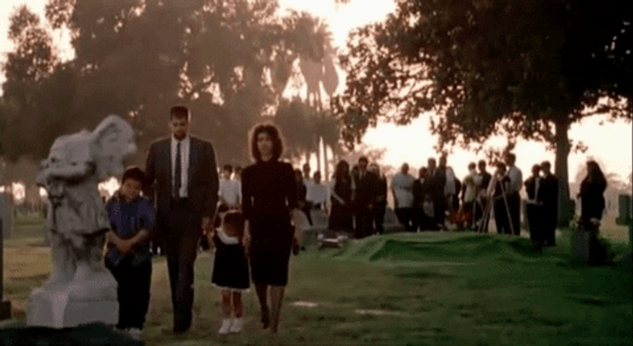 Back To Black Funeral Scene GIF