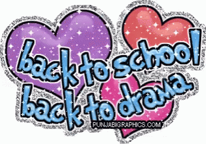 Back To School And Drama GIF