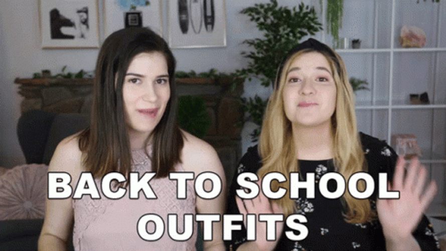 Back To School Fits GIF