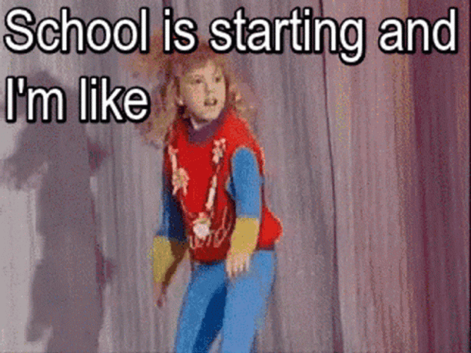 Back To School I'm Dancing GIF