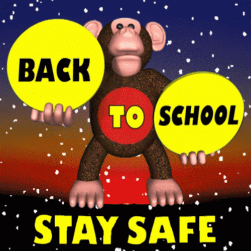 Back To School Stay Safe GIF