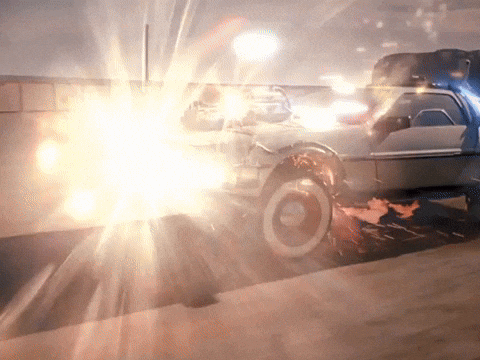 Back To The Future Delorean Glistening GIF