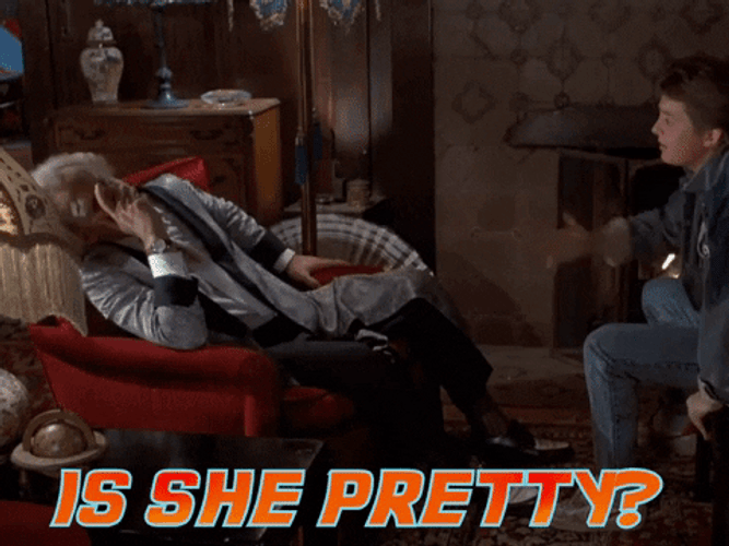 Back To The Future Is She Pretty GIF