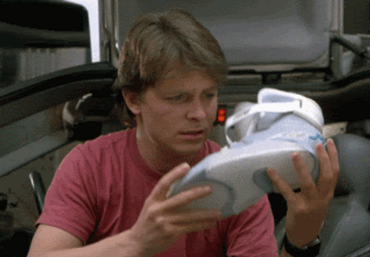 Back To The Future Shoes GIF