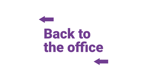 Back To Work Arrow Loop GIF