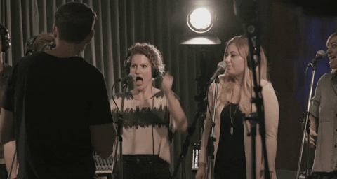 Back Up Singers Woooow GIF