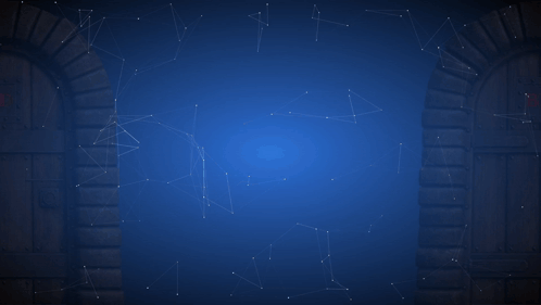 Backdoor Blue Background Discord Profile Banner GIF