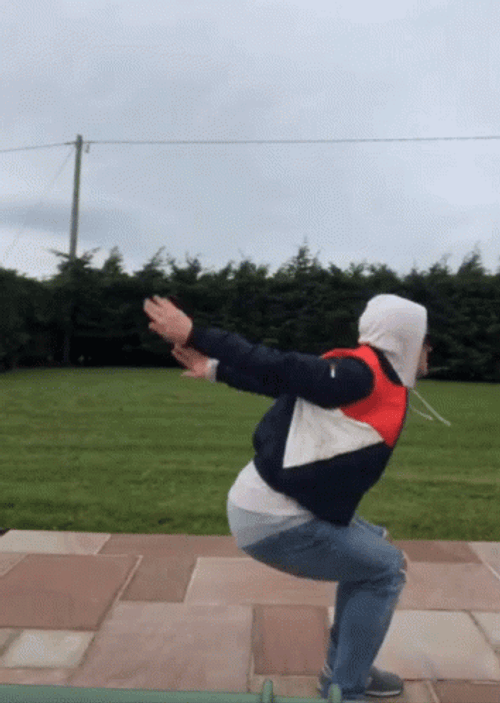 Backflip Then Handstand GIF