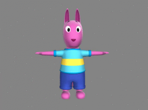 Backyardigans Austin Spinning Loop GIF