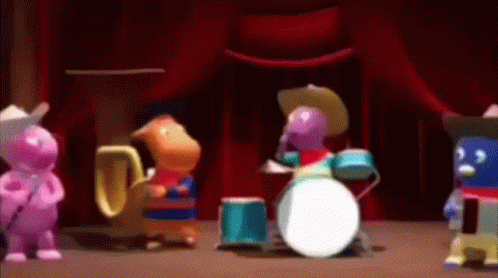 Backyardigans Friends Party Band GIF
