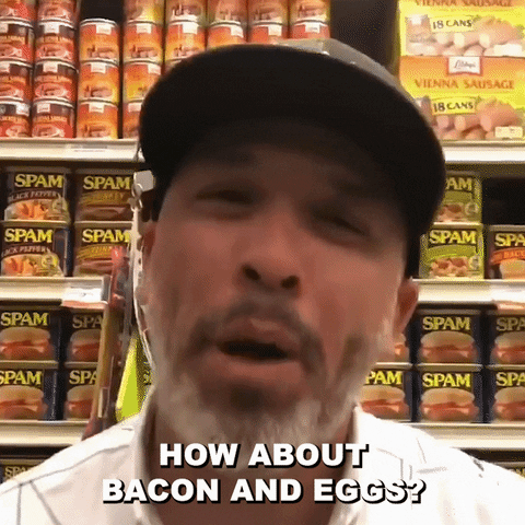 Bacon And Eggs The Spam Way Jo Koy GIF