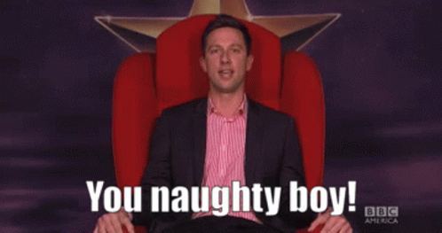 Bad Boy Andy Graham Norton Red Chair GIF