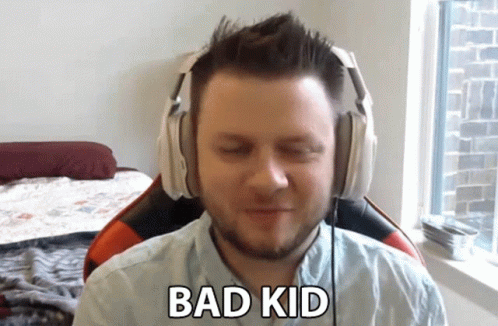 Bad Boy Man Wearing Headphones GIF