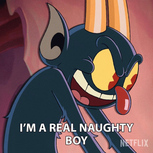 Bad Boy The Devil Cuphead GIF