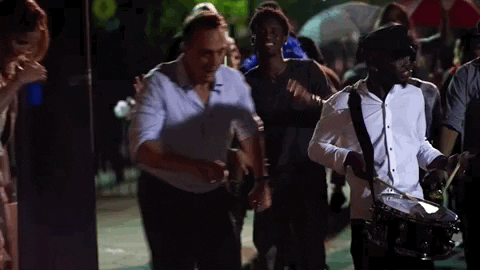 Bad Dancing On Street Night Parade GIF