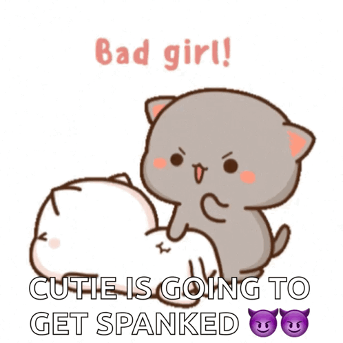 Bad Girl Cutie Cat Spanked