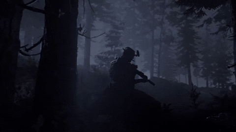 Bad Guy Shooter In The Dark GIF