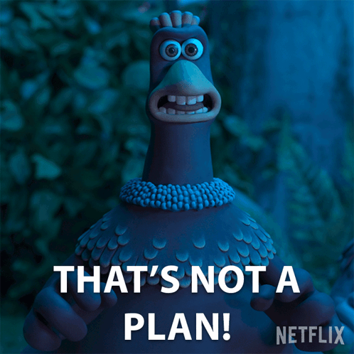 Bad Plan Bunty Chicken Run GIF