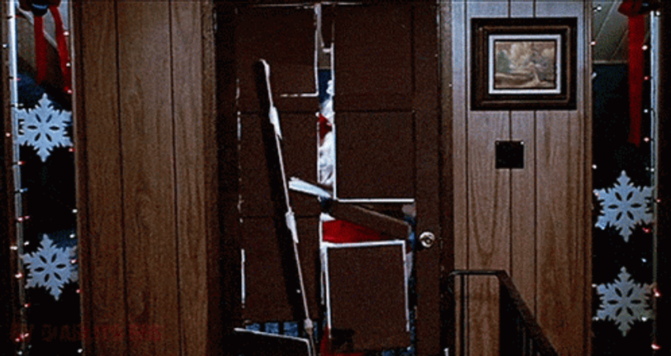Bad Santa Breaking On GIF