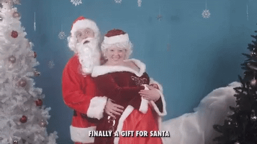 Bad Santa Dancing With Misis Santo GIF