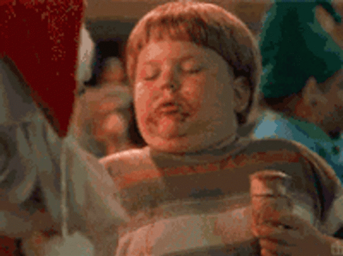 Bad Santa Kid Felt Sick GIF
